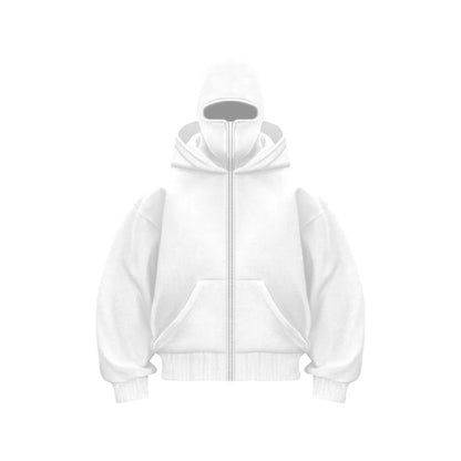 Fleece-Lined Double Hooded Sweater