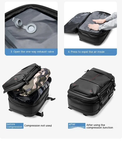 Vacuum Compression Large-Capacity Backpack